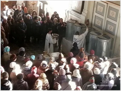 Божественная Литургия в великий праздник Крещения Господня