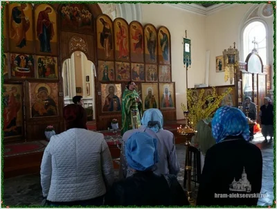 Вход Господень во Иерусалим-праздник в Свято – Алексиевском соборе