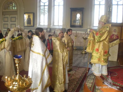 Память преподобного Саввы Освященного архипастырь почтил в Свято-Алексиевском соборе Самарканда