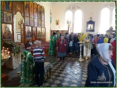 Вход Господень во Иерусалим-праздник в Свято – Алексиевском соборе