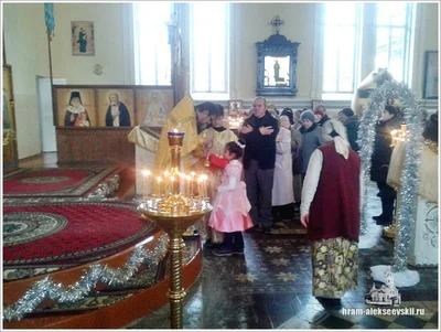 Праздничная литургия в честь Рождества Христова