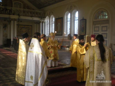 Память преподобного Саввы Освященного архипастырь почтил в Свято-Алексиевском соборе Самарканда