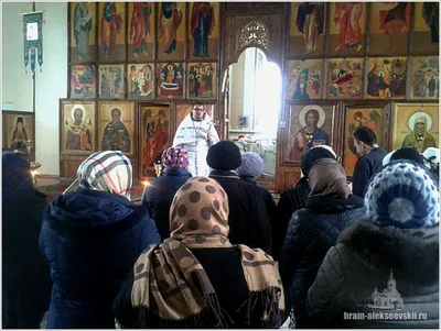Божественная Литургия в день Сретения Господня