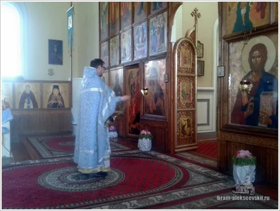 Праздник Благовещения в нашем храме