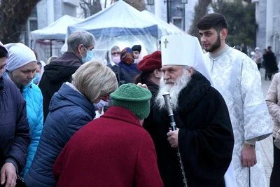 В праздник Крещения Господня митрополит Викентий совершил Литургию в кафедральном соборе города Ташкента