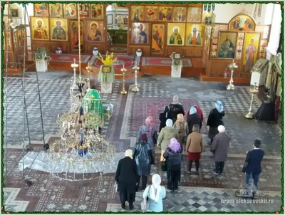 Вход Господень во Иерусалим-праздник в Свято – Алексиевском соборе