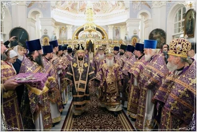 Патриарх Кирилл совершил великий чин освящения главного храма епархии и всего Среднеазиатского митрополичьего округа