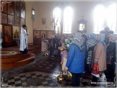 В нашем храме прошло Таинство Соборования