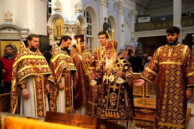 Новогодняя ночь в главном храме епархии