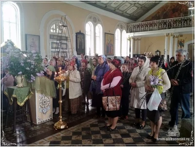 Праздничная служба на Вербное Воскресенье