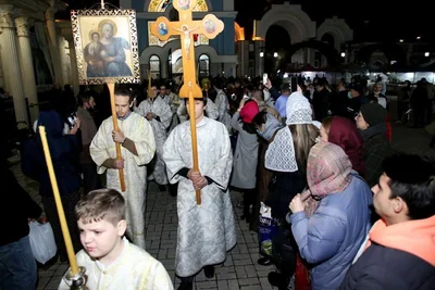 В праздник Крещения Господня митрополит Викентий совершил Литургию в кафедральном соборе города Ташкента