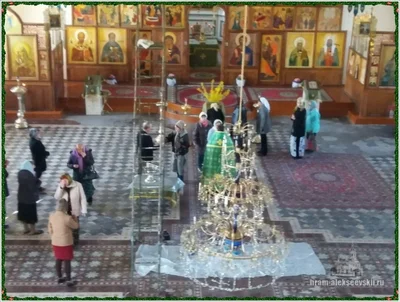Вход Господень во Иерусалим-праздник в Свято – Алексиевском соборе