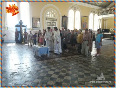 В нашем храме прошел молебен на начало учебного года