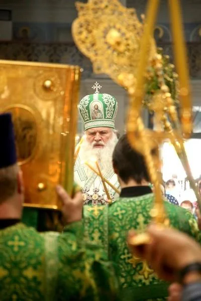 В праздник Входа Господня в Иерусалим митрополит Викентий освятил вербы