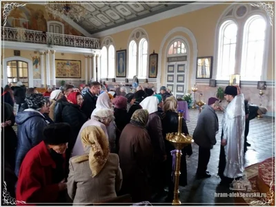 В нашем храме прошло Таинство Соборования