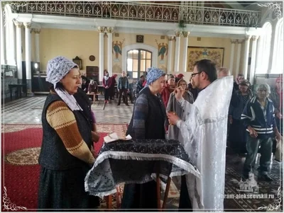 В нашем храме прошло первое Таинство Соборования