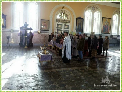 В соборе прошел молебен на Новый год