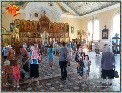 В нашем храме прошел молебен на начало учебного года