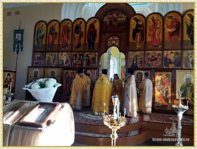 Престольный праздник в храме святителя Алексия, митрополита Московского и всея России чудотворца