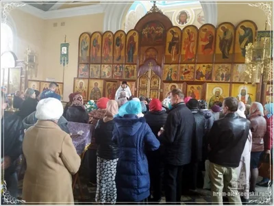 В нашем храме прошло Таинство Соборования