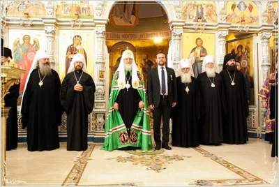 Патриарх Кирилл совершил великий чин освящения главного храма епархии и всего Среднеазиатского митрополичьего округа