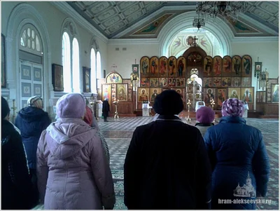 Божественная Литургия в день Сретения Господня