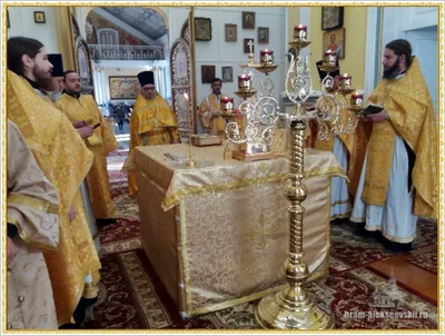 Престольный праздник в храме святителя Алексия, митрополита Московского и всея России чудотворца