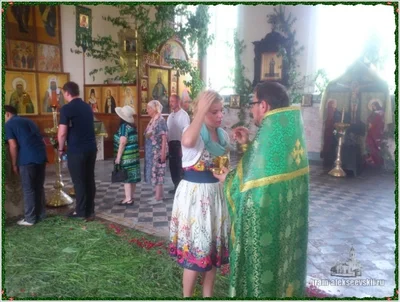 Праздник Святой Троицы в Алексиевском соборе