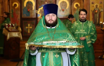 Митрополит Викентий в Троицком монастыре (ноябрь 2019)