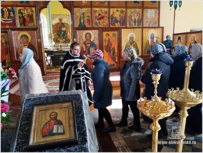 Освящение колива в Свято — Алексиевском соборе