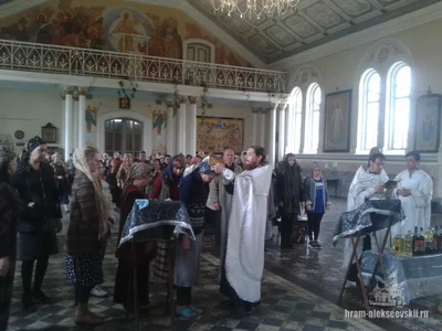 Таинство соборования в Великий Пост