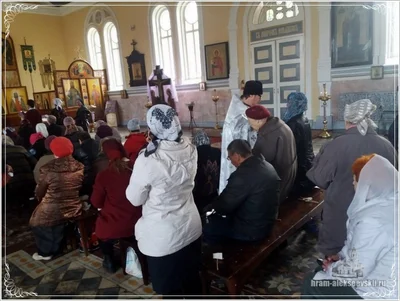 В нашем храме прошло Таинство Соборования