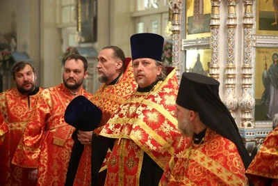 Духовенство епархии поздравило архипастыря с Пасхой Христовой