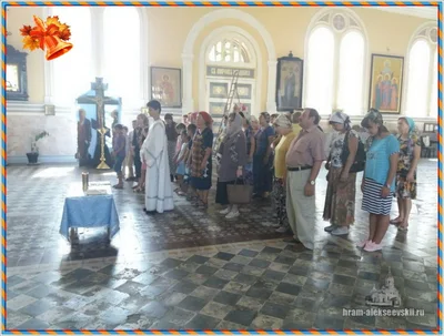 В нашем храме прошел молебен на начало учебного года