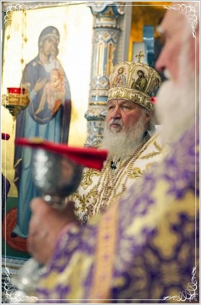 Патриарх Кирилл совершил великий чин освящения главного храма епархии и всего Среднеазиатского митрополичьего округа