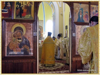 Престольный праздник в храме святителя Алексия, митрополита Московского и всея России чудотворца