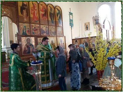 Вход Господень во Иерусалим-праздник в Свято – Алексиевском соборе