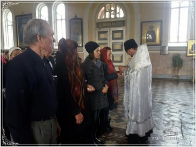 В нашем храме прошло Таинство Соборования