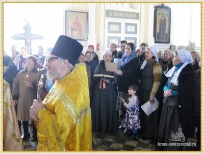 Престольный праздник в храме святителя Алексия, митрополита Московского и всея России чудотворца