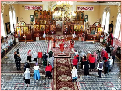 Архипастырский пасхальный визит в Свято — Алексиевский собор