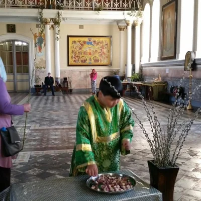 В Свято – Алексиевском Соборе г. Самарканда молитвенно отметили праздник Входа Господня в Иерусалим