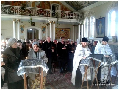 Соборование в Великий пост