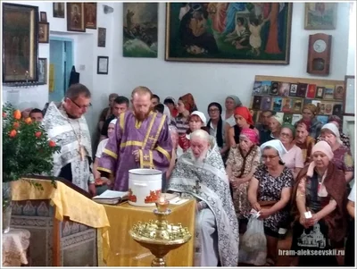 В Георгиевском храме г. Самарканда, состоялось Таинство Соборования
