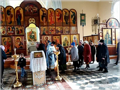 Праздничная Литургия в праздник Сретения Господня