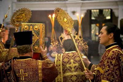 Новогодняя ночь в главном храме епархии