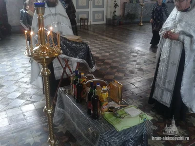 Таинство соборования в Великий Пост