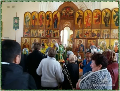 Вход Господень во Иерусалим-праздник в Свято – Алексиевском соборе