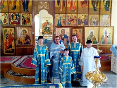 Успение Пресвятой Богородицы молитвенно почтили в Свято — Алексиевском соборе