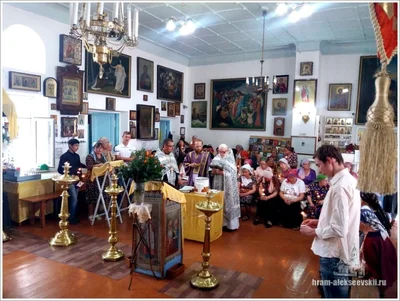 В Георгиевском храме г. Самарканда, состоялось Таинство Соборования