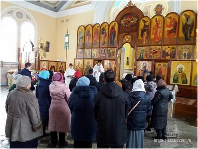 Божественная Литургия в праздник Сретения Господня